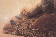 Rembrandt, Detail of Feremiab lamenting the Destrution of Ferusalem (mk33)